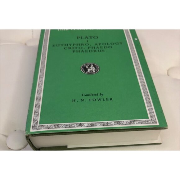 Plato: Euthyphro Apology Crito & Phaedrus  1982 Loeb Classical Library Edition - Picture 2 of 16